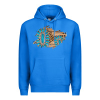 True Royal gemstone wood leopard patch Premium Hoodie - AdoDesignShop