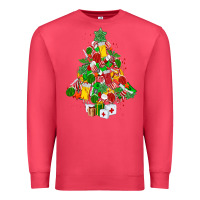 Cardinal nurse christmas tree Premium Sweatshirt - MaliasSmallBusiness