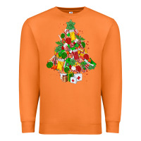 Carrot nurse christmas tree Premium Sweatshirt - MaliasSmallBusiness