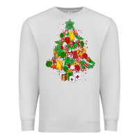 Dove Grey nurse christmas tree Premium Sweatshirt - MaliasSmallBusiness