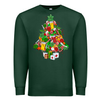 Sports Green nurse christmas tree Premium Sweatshirt - MaliasSmallBusiness