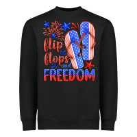 Black flip flops and freedom Heavyweight Sweatshirt - HRA Design Shop