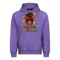 Tulip santas favorite dog mom afro messy bun Urban Hoodie - texasbilliewilder