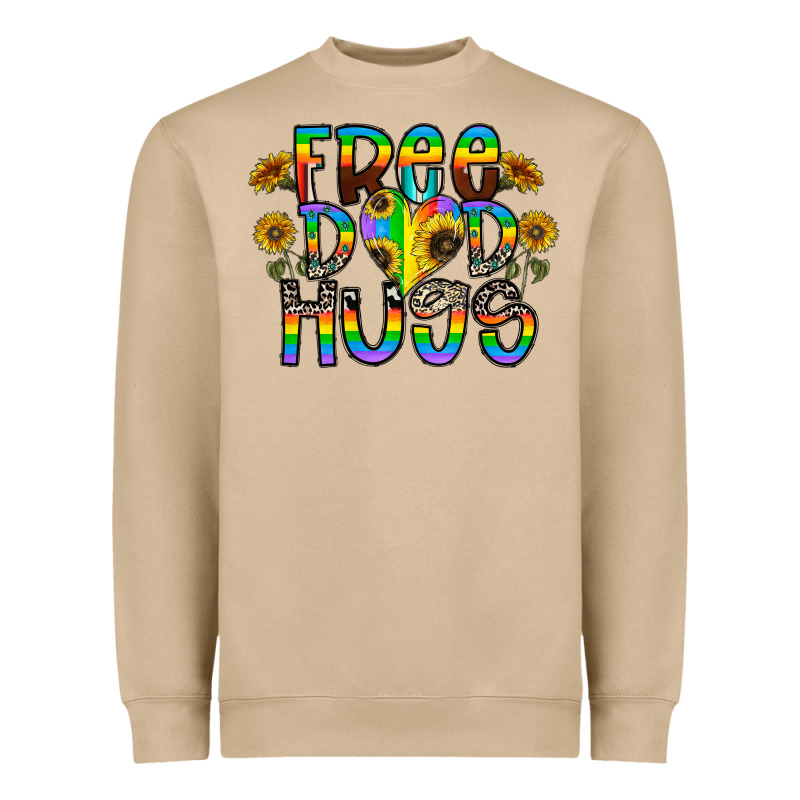 Free Dad Hugs Heavyweight Sweatshirt by CowhideDigitalArt | Teevron