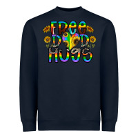 Navy free dad hugs Heavyweight Sweatshirt - CowhideDigitalArt