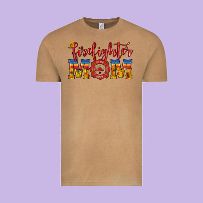 Firefighter Mom Vintage Tee Designed By Hra Design Shop
