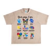 French Oak god says i am autism Urban Heavy Tee - JahusDesignShop
