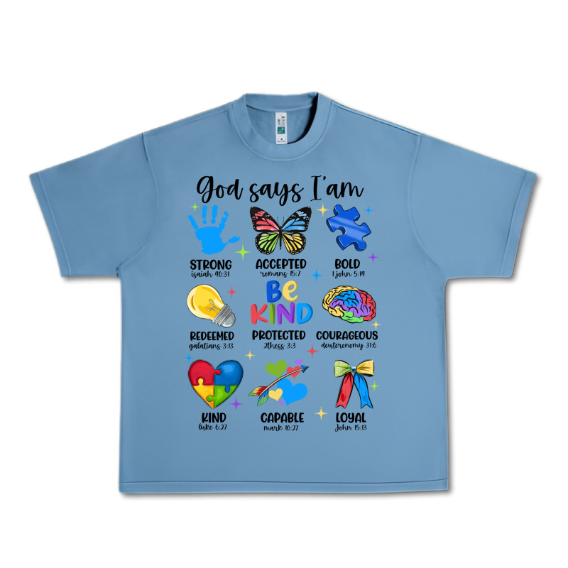 God Says I Am Autism Urban Heavy Tee by JahusDesignShop | Teevron