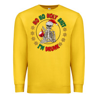 Lemon ho ho holly shit skeleton santa Premium Sweatshirt - MaliasSmallBusiness