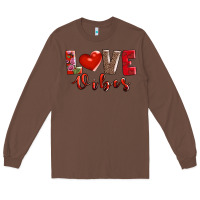 Chestnut love vibes Long Sleeve Tee - AdoDesignShop