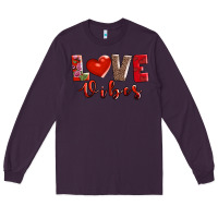 Plum love vibes Long Sleeve Tee - AdoDesignShop