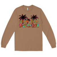 Mom Bod Summer With Palms Long Sleeve Tee | Teevron