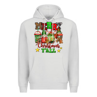 Dove Grey merry Christmas y'all gnome coffee Premium Hoodie - Jasminsmagicworld