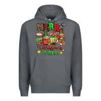 Rock merry Christmas y'all gnome coffee Premium Hoodie - Jasminsmagicworld