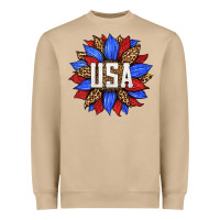 American Sunflower Heavyweight Sweatshirt | Teevron
