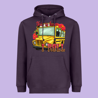 This Is How I Roll Heavyweight Hoodie Designed By Nancycooperartshop