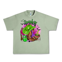Oil Green spooky cowgirl  halloween Urban Heavy Tee - AdoDesignShop