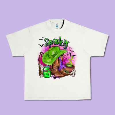 Spooky Cowgirl  Halloween Urban Heavy Tee Designed By Adodesignshop