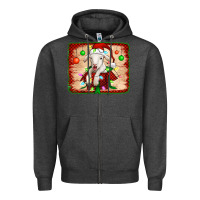 Charcoal Heather christmas lamb Zipper Hoodie - Jasminsmagicworld