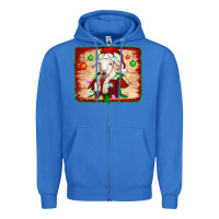 True Royal christmas lamb Zipper Hoodie - Jasminsmagicworld