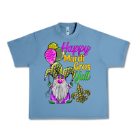 Pebble Blue happy mardi gras y'all Urban Heavy Tee - BarkalooDesign