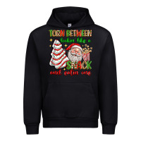Black torn between lookin' like a snack and eatin' one Urban Hoodie - texasbilliewilder