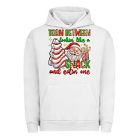 Pigment Lunar Rock torn between lookin' like a snack and eatin' one Urban Hoodie - texasbilliewilder