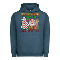Pigment Midnight Navy torn between lookin' like a snack and eatin' one Urban Hoodie - texasbilliewilder