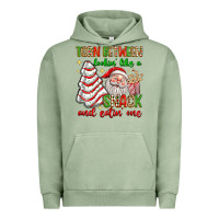Pigment Oil Green torn between lookin' like a snack and eatin' one Urban Hoodie - texasbilliewilder