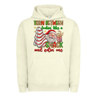 Pigment Pistachio torn between lookin' like a snack and eatin' one Urban Hoodie - texasbilliewilder
