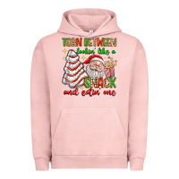 Pigment Salmon torn between lookin' like a snack and eatin' one Urban Hoodie - texasbilliewilder