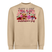 Mushroom just  girl who loves valentines day Heavyweight Sweatshirt - RacoonDesign