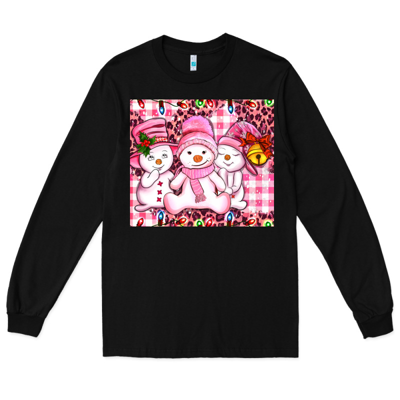 Pink Snowgirls Long Sleeve Tee by AdoDesignShop | Teevron