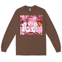 Chestnut pink snowgirls Long Sleeve Tee - AdoDesignShop