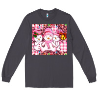 Smoke pink snowgirls Long Sleeve Tee - AdoDesignShop