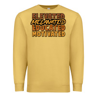 Antique Gold elevated melanated educated motivated Premium Sweatshirt - NancyCooperArtShop