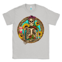 Moon Dust western skeleton coffee sunflowers Classic Tee - Artiststas