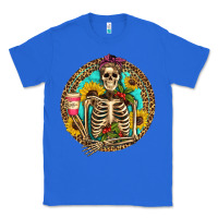 True Royal western skeleton coffee sunflowers Classic Tee - Artiststas