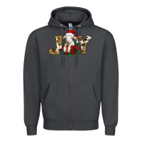 Smoke joy christmas lamb Zipper Hoodie - Jasminsmagicworld