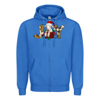 True Royal joy christmas lamb Zipper Hoodie - Jasminsmagicworld