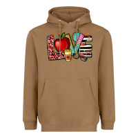 Toasted Coconut love teacher Heavyweight Hoodie - NancyCooperArtShop