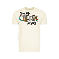 Vintage Arctic give me coffee jesus Vintage Tee - CowhideDigitalArt