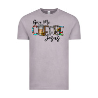 Vintage Zinc give me coffee jesus Vintage Tee - CowhideDigitalArt
