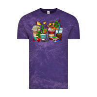 Cloud Purple spanish teacher coffee cups Vintage Tee - AdoDesignShop