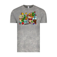 Cloud Rock spanish teacher coffee cups Vintage Tee - AdoDesignShop