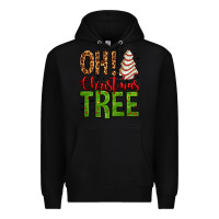 Black oh Christmas tree cake Premium Hoodie - Jasminsmagicworld
