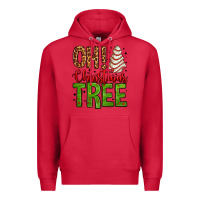 Cardinal oh Christmas tree cake Premium Hoodie - Jasminsmagicworld