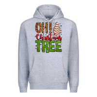 Heather Grey oh Christmas tree cake Premium Hoodie - Jasminsmagicworld