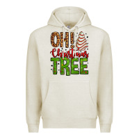 Oatmeal Heather oh Christmas tree cake Premium Hoodie - Jasminsmagicworld