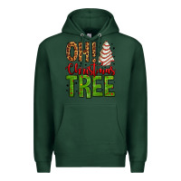 Sports Green oh Christmas tree cake Premium Hoodie - Jasminsmagicworld